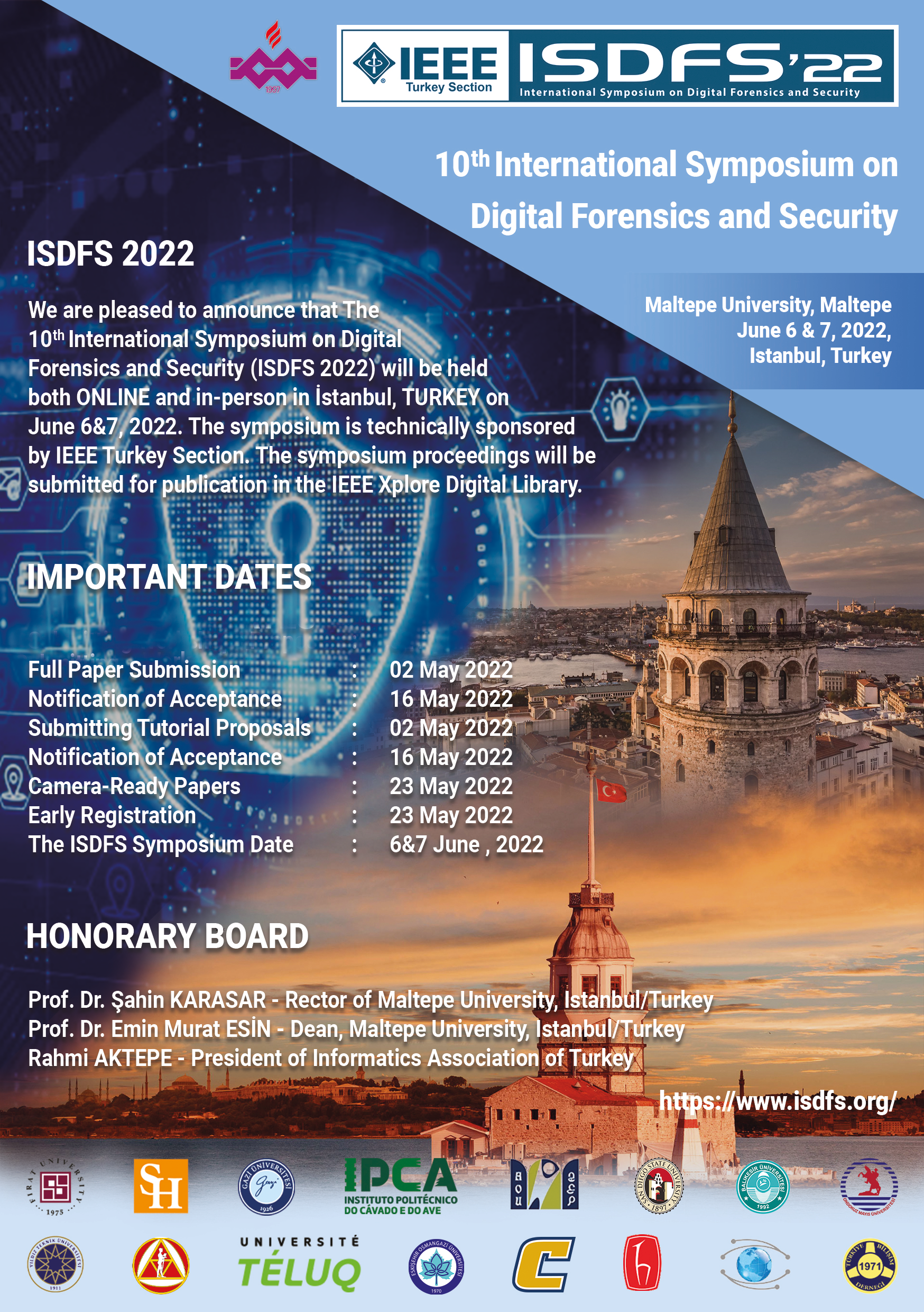 ISDFS (International Symposium On Digital Forensics and Security)