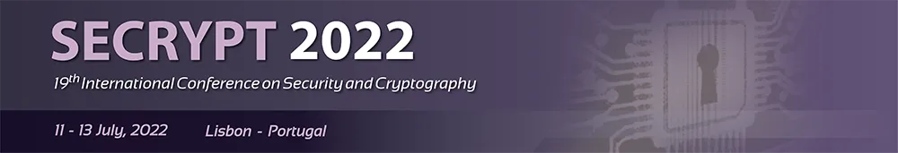 19th International Conference on Security and Cryptography (SECRYPT)