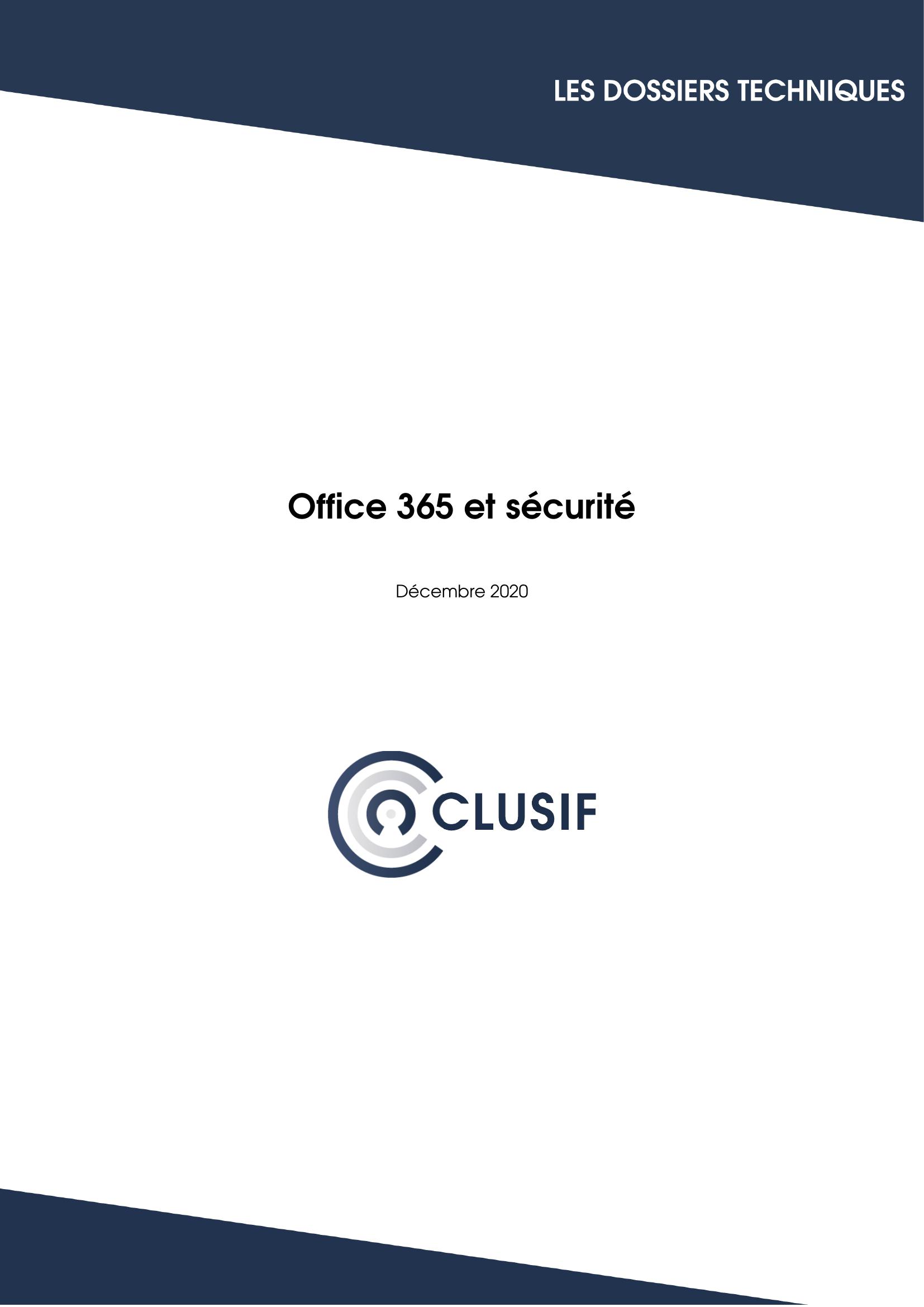 Office 365 et sécurité Décembre 2020